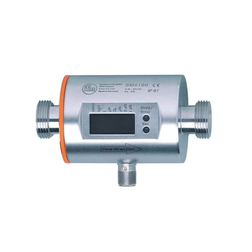 IFM SM6100 Flow Sensor G1/2 0.1-25 l/min EPDM