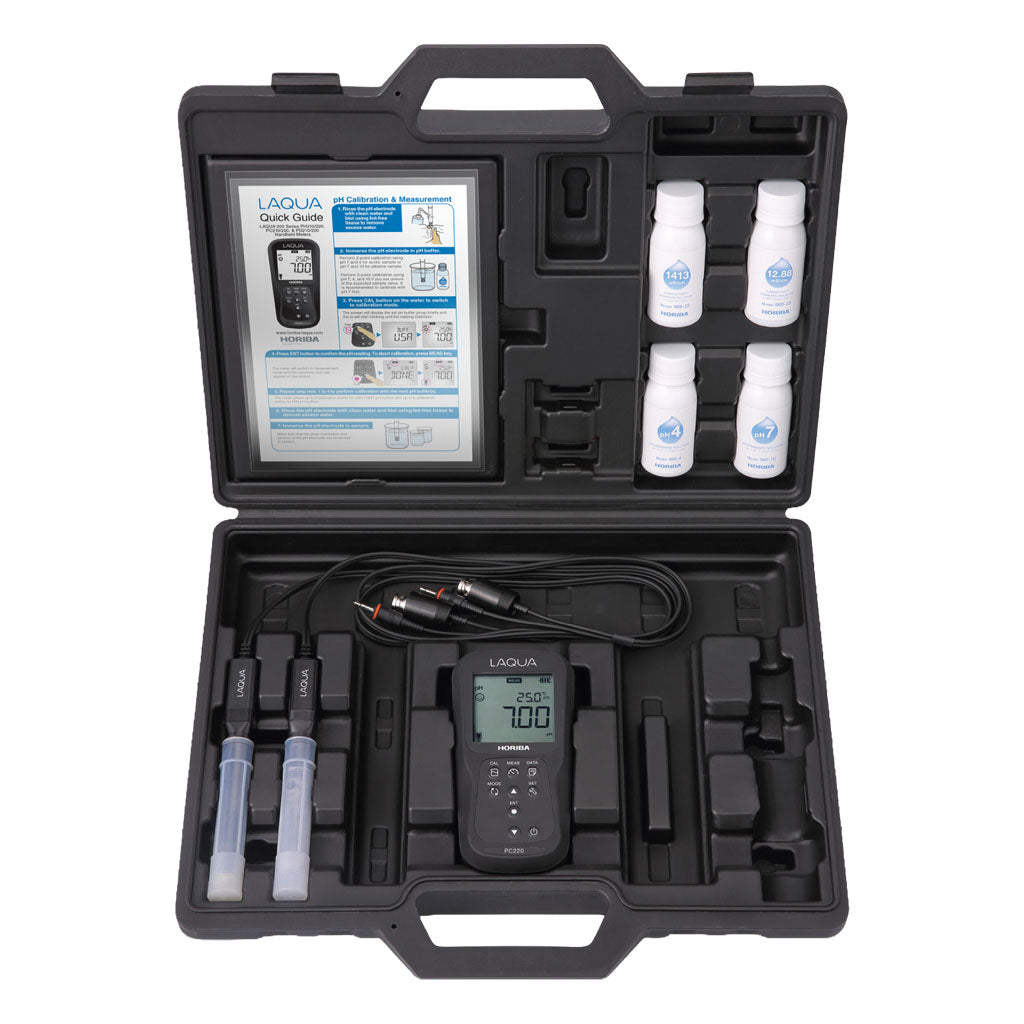 HORIBA PC210-K Pocket pH+ORP+Conductivty+TDS+Salinity+Restivity+Temp Tester
