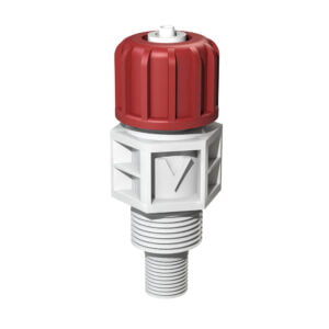 Injection valve for SEKO pumps 1/2" M BSPT process connection for 4x6 tubing