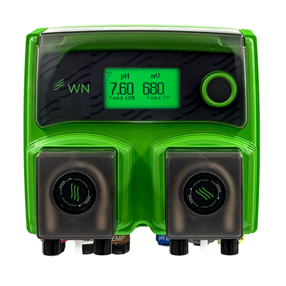 EMEC WNPHRH Pool Controller with Stepper Motor Pumps pH & ORP (12 l/hr max @ 2 bar)